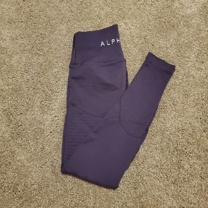 Plum Alphalete Leggings